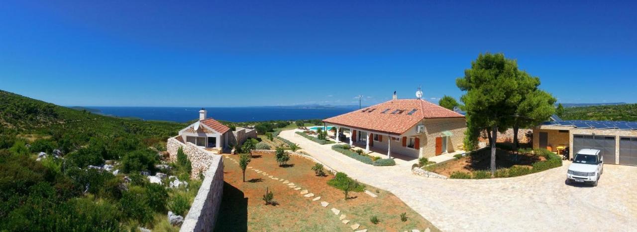 Luxury Villa Fura On Hvar, Heated Pool Brusje Zewnętrze zdjęcie
